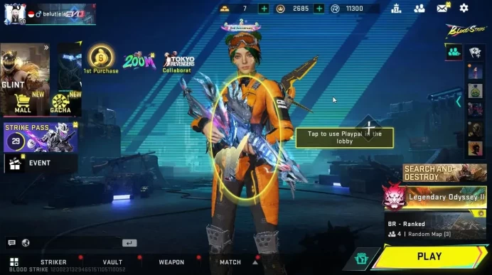 ASIA|6 ULTRA[RAN,NACHO,Origin12,VECTOR,FAL,M1887]|Collab BLEACH[ETHAN-Byakuya]|Limit[FAL,MP7,AR97]|23 Legend|NetEase|BLS4323