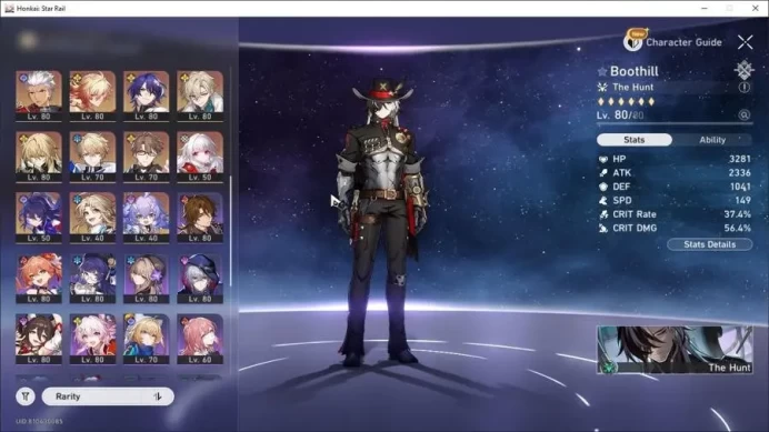 ASIA TL70|Acheron E1S1|Ruan Mei E2|Dahlia E1|Phainon/Boothill/Archer/B.Swan+Sign|Robin/Sparkle/Tribbie/Dan Heng PT|HSR038B