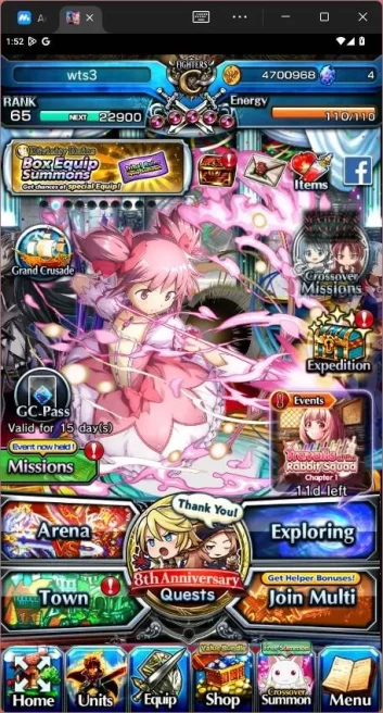 GLOBAL|Ascend 4|Madoka Kaname(TW),Homura Akemi,Mami Tomoe, Valeri.etc|check SS|GS078B