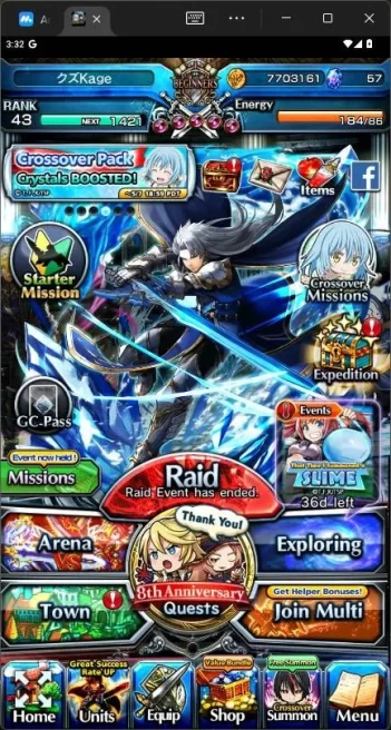 GLOBAL|6 Ascend|Paladin Roy TW,WH Fen,Jay,Canaria,etc|Take mail|check SS|GS111B