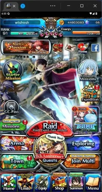 GLOBAL|19 Ascend|Inumata TW,Roy TW,Shirou Emiya TW,Summer Miyu,etc|Take mail|check SS|GS121B