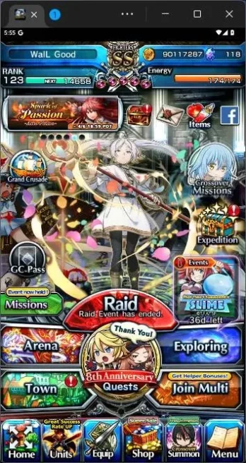 GLOBAL|28 Ascend|Many Crossover|Inumata TW,Frieren TW,DL Rimuru TW,Shirou Emiya,etc|Take mail|check SS|GS126B