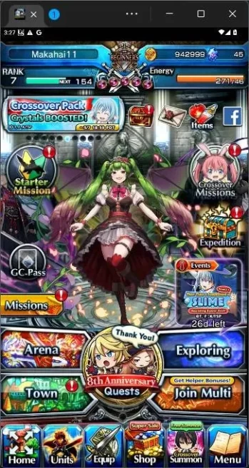 GLOBAL|8 Ascend|DLS Rimuru,Diablo,Miyu,Berwick,AH Pola,Kenshin Himura,Elenore,etc|check SS|GS163B