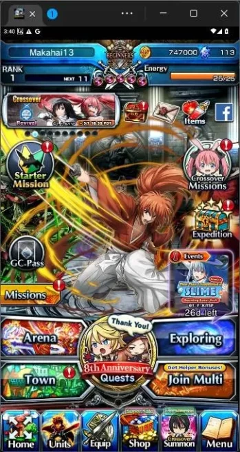GLOBAL|4 Ascend|Chloe, Saber Alter, Kenshin Himura, BC Azel,etc|check SS|GS165B