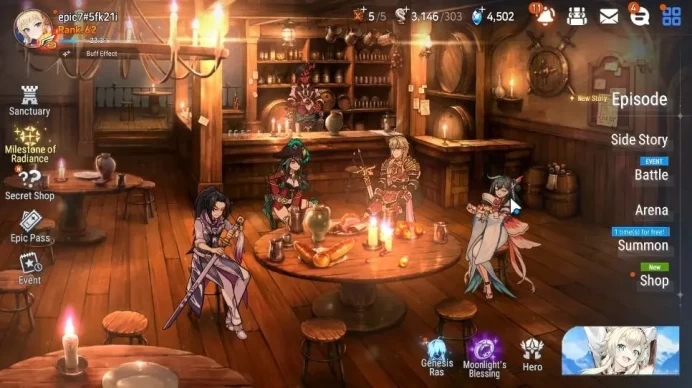 GLOBAL Unverif|New Era|8 ML(NM Luna,ATywin,US Choux,Etc)+ Setsuka, AS Flan, Ran, etc|PoH ON|4,7K SStone+109K Stigma|Stove|ES4654