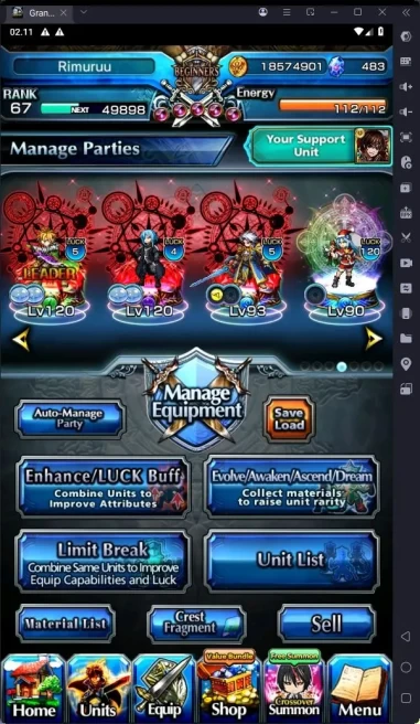 [GLOBAL] Rank 67 | 10 Ascend | Ult Paladin Roy TW | Summer Miyu | Shirou Emiya TW | War Hero Fen | Detail in SS | GS229B