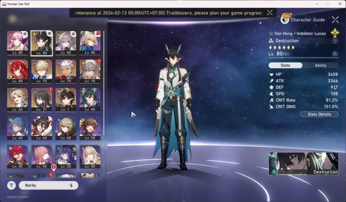 ASIA TL64|DHIL+Sign|Argenti+Sign|Dan Heng PT|Fu Xuan|Ruan Mei|Archer|Bronya|Rate-Off|2 Gold Tix|HSR057B