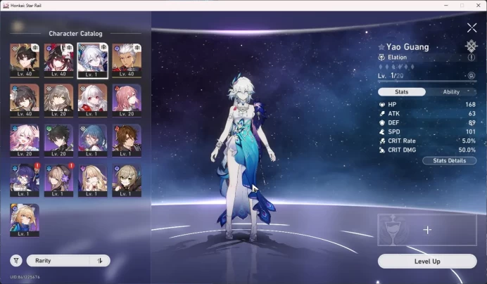 Starter ASIA | TL 24 | Yao Guan | Sparkle | Archer | DanhengPT | Ruan Mei | Mc Female | HSR063B