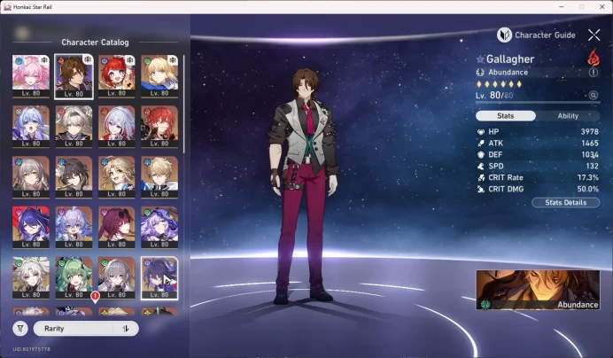 ASIA TL70|22 Lim|Costume Ruan Mei|Acheron S1|Tribbie/Saber/Robin/Firefly/Topaz/Feixiao/Dan Heng PT/Sparkle/Fu Xuan|HSR064B
