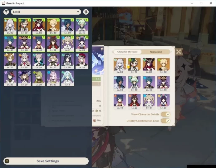Asia|AR 48|3 Limit +2(*5Wep)|Chasca+sign,Skirk,Emilie|Mc Male|Low Explore Map|TakeMail|(GI6281)