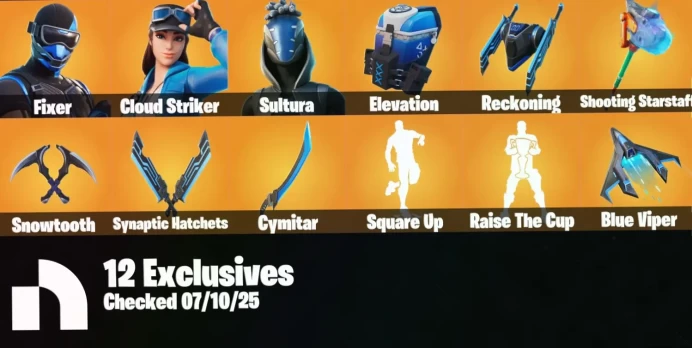 [PC/PSN/XBOX] 153 Skins | Fixer | Cloud Striker | Sultura | Elevation | Reckoning | Shooting Starstaff | Snowtooth | 350 VB #LOT-137798