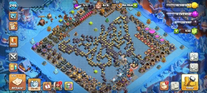 [ VERY RARE ] 3 HERO MAX - 7 EPIC MAX - TH:18 - Lvl:246 - BK:101 - AQ:104 - PC:71 - GW:80 - RC:55 - FULL ACCESS 