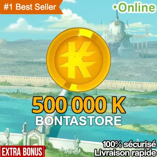 500 000 Kamas - Allisteria 2 – 5 minutes – 100% sécurisé