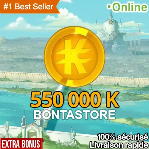 550 000 Kamas - Allisteria 2 – 5 minutes – 100% sécurisé