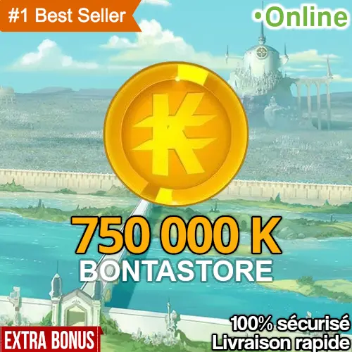 750 000 Kamas - Allisteria 2 – 5 minutes – 100% sécurisé