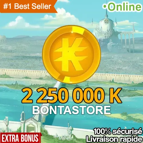2 250 000 Kamas - Allisteria 2 – 5 minutes – 100% sécurisé