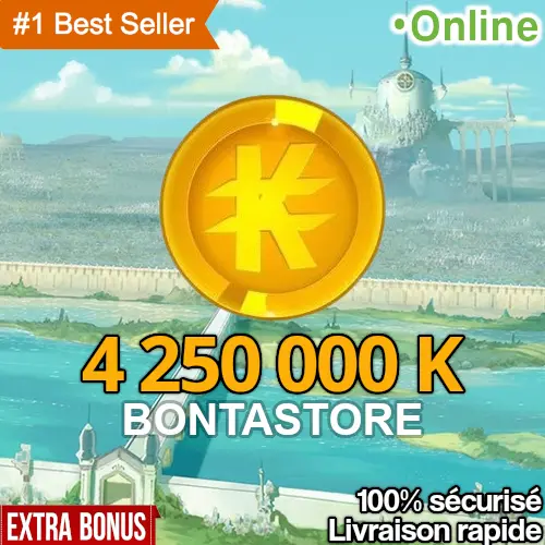 4 250 000 Kamas - Allisteria 2 – 5 minutes – 100% sécurisé