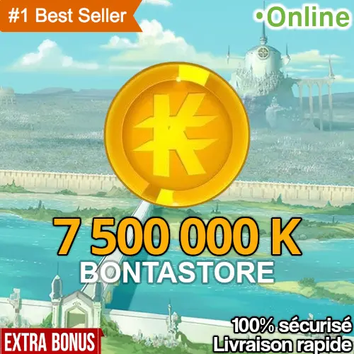 7 500 000 Kamas - Allisteria 2 – 5 minutes – 100% sécurisé