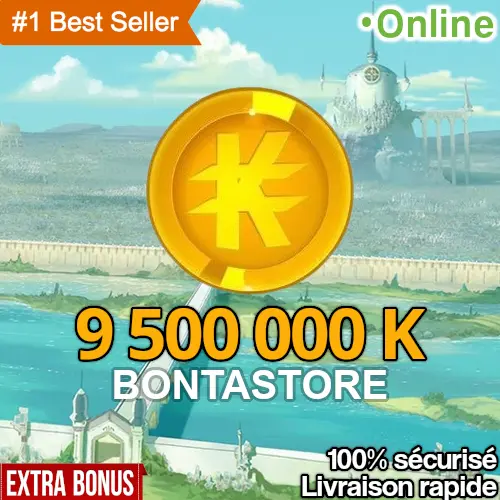 9 500 000 Kamas - Allisteria 2 – 5 minutes – 100% sécurisé
