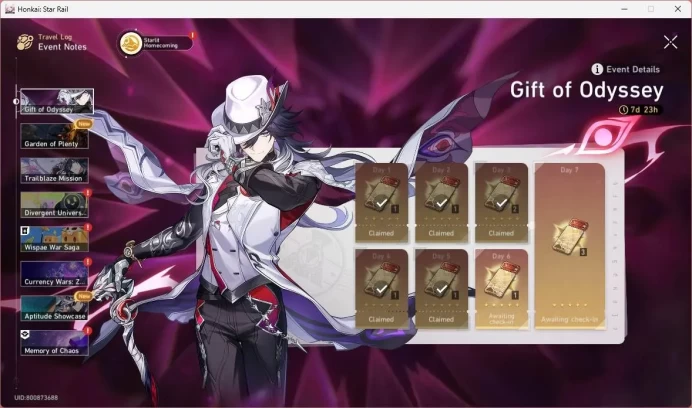 ASIA|TL 70|21 Limit|Cyrene+sign,Castorice,Acheron+sign,Firefly,Huohuo,RuanMei E2,TheDahlia,etc|Check SS|MC Female|HSR265B