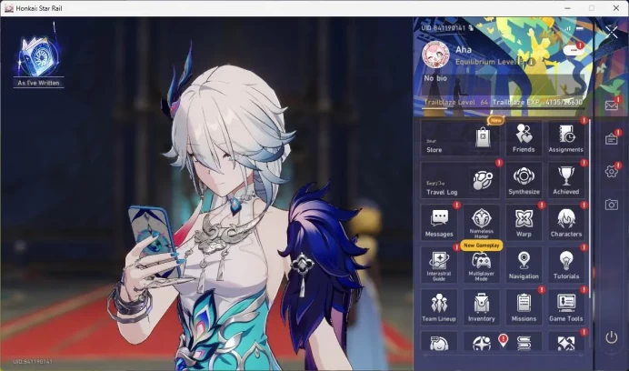 ASIA|TL 64|8 Limit|CarryTeam(Archer,Sparkle,YaoGuang+sign,DanHeng PT)Anaxa,Hyacine,Tribbie,RuanMei,etc|Check SS|MC Male|HSR267B
