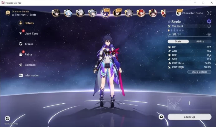 [ASIA] TL 65 | 9 Limit | Bronya | Tribbie | Sparkle | Archer | Fu Xuan | Blade | Detail Cek SS | HSR268B
