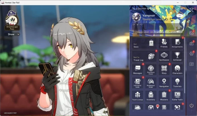 ASIA|TL 66|12 Limit|CarryTeam(Castorice+sign,Evernight,Hyacine)Ashveil,TheHerta+sign,Cerydra,etc|Check SS|MC Female|HSR277B