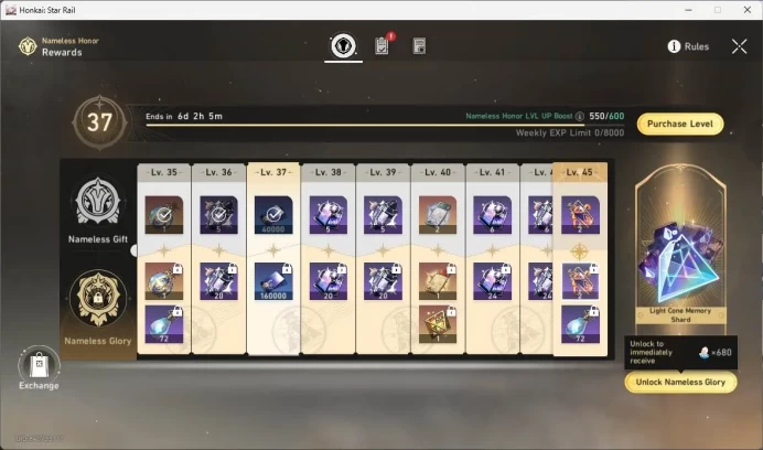 ASIA|TL 66|10 Limit|Hypercarry PremTeam(TheDahlia+sign,Phainon,Cyrene,Sunday)Sparxie,Firefly,etc|Check SS|MC Male|HSR306B
