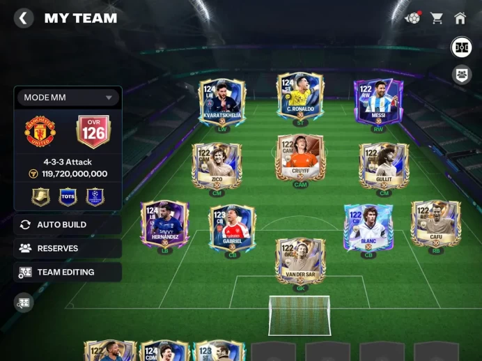 FCM42: FC FIFA MOBILE /All Platform Global - Over 126/119B Value