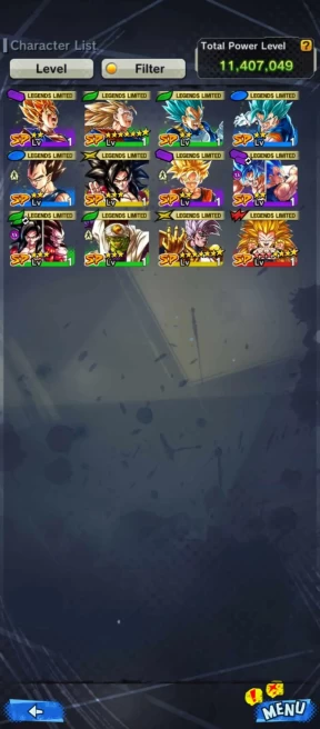 UL ss4 gogeta 8s-12 Legends Limited( gotenks 10s -pikkon-baby 2-kuve-super vegito- ss 4 Goku) Sp Pure Evil-Majin Buu full-ANDROID-IOS-BANDAI (27
