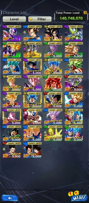 UL Frieza-30 Lg Limited (vegito-gohan v1-gohan v2- android a17-Piccolo-kuve-trunks-ss 4 gogeta-Broly-zamasu-Jiren zenkai) Have Equipment-BANDAI 