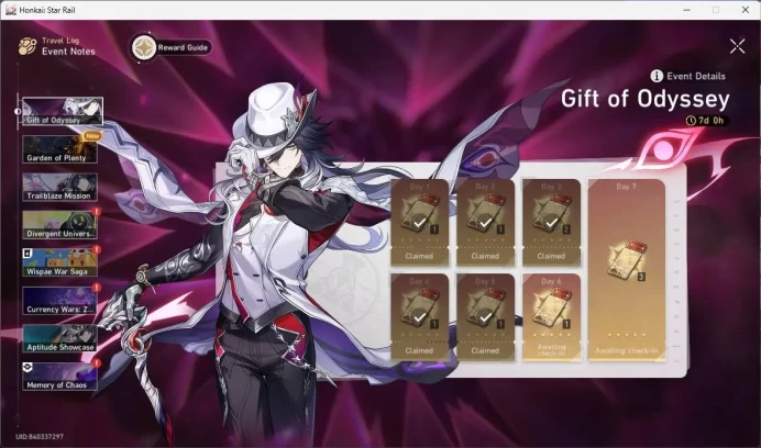 ASIA|TL 68|12 Limit|PremTeam(Evernight+sign,Cyrene,Sparxie,Dante)Cerydra,Yao Guang,Tribbie E1,etc|Check SS|MC Male|HSR312B