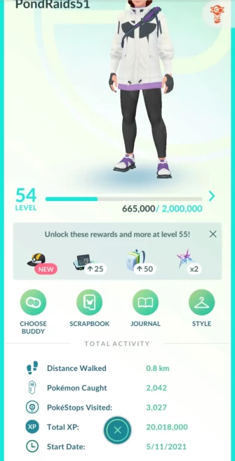 2021 LV 54 ACCOUNT EMPTY ACCOUNT 