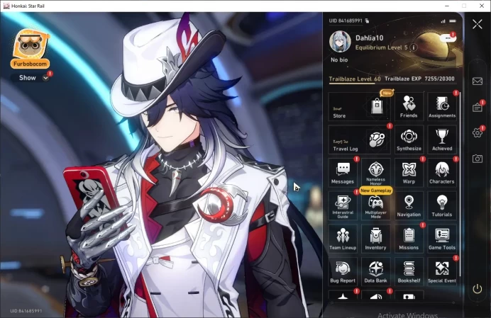 ASIA | TL60 | Mid Game | 6 Lim | Ashveil E3+LC, DanHeng PT, Sparxie, Topaz, Acheron | 25 Jade | Male MC | Detail SS | HSR350B