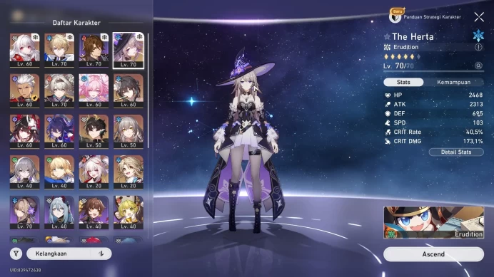 [ASIA] TL 60 | 10 Limit Firefly Sparkle DanhengPT Archer Saber Spec Pass 22 Jade 995 | HSR353B