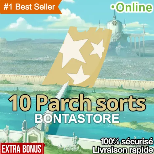 x10 Parchemins de Sorts - Allisteria 2 – 5 minutes – 100% sécurisé