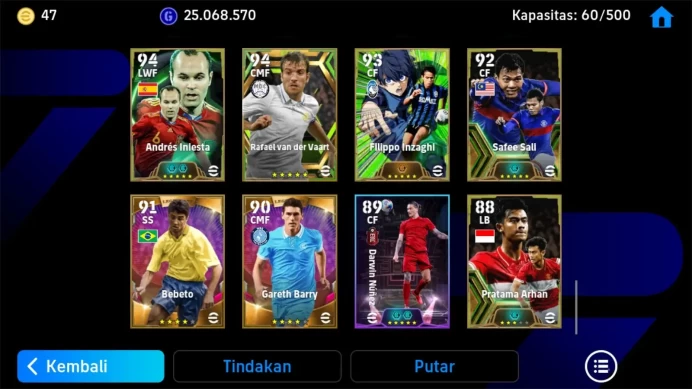 ANDROID|PW 3207|Griezmann,cole epic,hasebe epic,gauco,chiellini,olmo,allister,Coach arteta,chivu,rijkaard,Etc|2026|EFB1379B