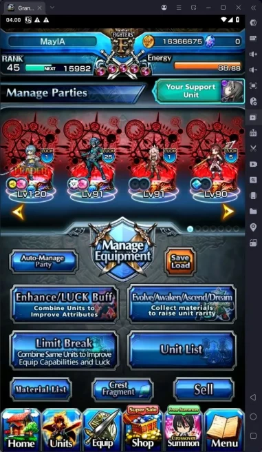 [GLOBAL] Rank 45 | 10 Ascend | Houka Inumuta TW | Summer Miyu | Sayaka Miki TW | Chloe TW | Detail in SS | GS234B