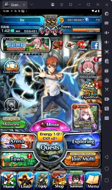 [GLOBAL] Rank 142 | 26 Ascend | H Inumuta TW | Summer Miyu TW | Emiya TW | Touma Kamijo | Bazett TW | Detail in SS | GS240B