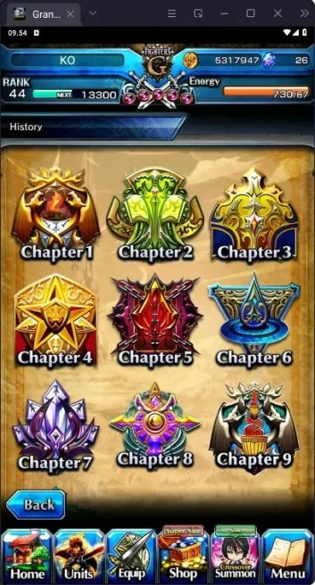 [GLOBAL] Rank 44 | 12 Ascend | Paladin Roy | Summer Miyu | Chloe | WH Fen | Jay |Detail in SS | GS266B