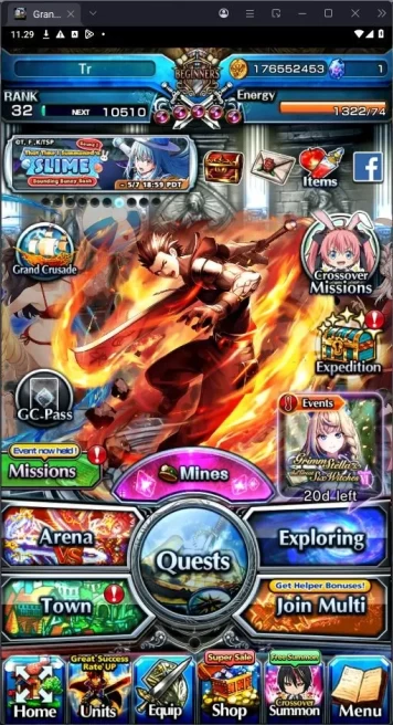 [GLOBAL] Rank 32 | 12 Ascend | Shirou Emiya TW | Chloe | Platina | Orvell | Valeria | Saber Alter | Detail in SS | GS278B