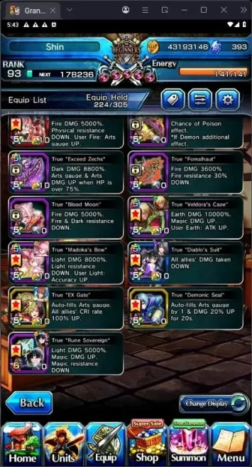 [GLOBAL] Rank 93 | 23 Ascend | Okarun TW | Saitam | Summer Miyu | Chloe | Demon Lord | Detail in SS | GS282B