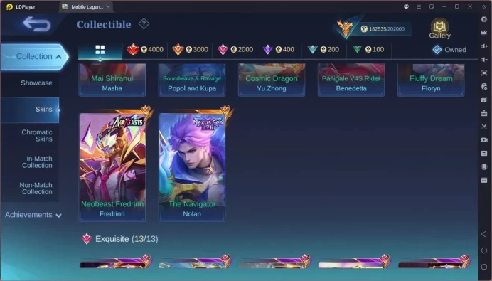 GLOBAL Hero 132 Skin 462|Legend freya|Allstar moskov|Neobeast Fredrin|HxH Harrith|Ducati benned and etc|Mega Check SS ML1820B