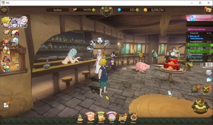 Asia|7M CC|62 LS+122 DM|5 LR+11 UR+Many Collab|Cusack5/6,Milim,Brunhild,Meresca,Tristan,Skuld,KDiane,Etc|CodeOnly(SDS4377)