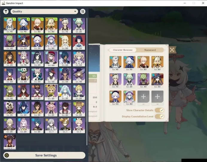 Asia |AR 55|4 Limited+1(*5Wep)|Furina,Neuvilette,Xilonen,Kazuha|Mc Female|Reoni ON|TakeMail|(GI6294)