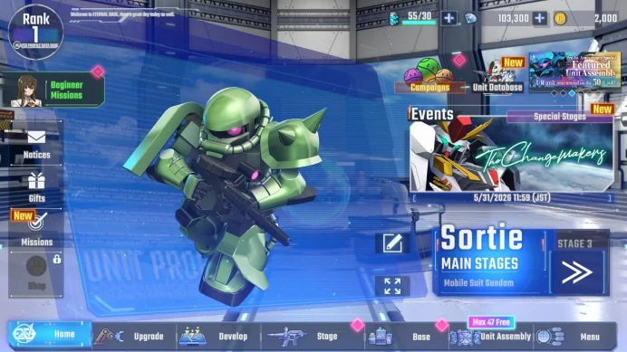 Global Rank 1 | FreshStory | 100+K Diamond, Selector Banner On, 6Gundam SSR+ 2Supp SSR | Gacha Acc, LogBandai Check SS RA154B