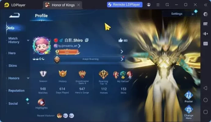 Global Hero112 Skin153 |Legend SunCe|SanXingdui HuoYi,Nuwa,Dyadia|LOM Guizi|Limbo Donghuang|KingsDeed Menki ETC Check SS HOK315B
