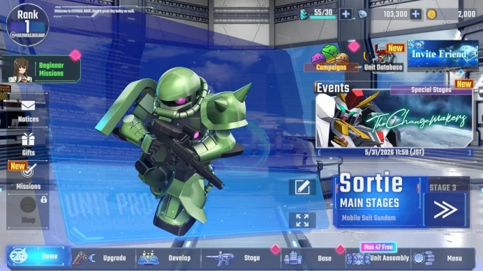 Global Rank 1 | FreshStory | 100+K Diamond, Selector Banner On, 6Gundam SSR+ 2Supp SSR | Gacha Acc, LogBandai Check SS RA159B