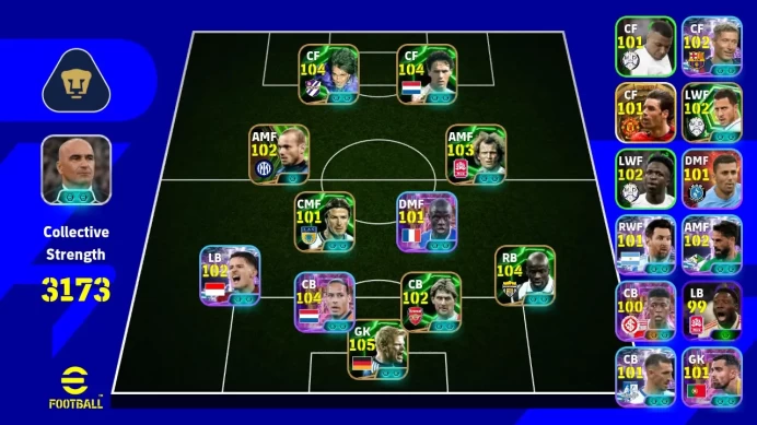 Android Power 3173 | Uli Hoeness Epic DB | Thuram Epic DB | Van Dijk ST | Hubner ST | Login 5 | EFB070B TH2026