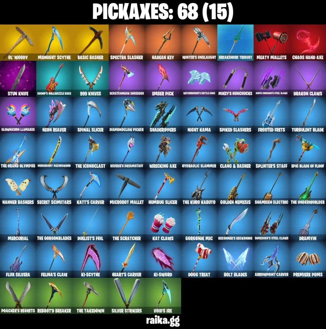 59 skins | Knight's Helm | Harbinger Armor Omegarok | Immortal Form | Fancy Peter Griffin | Burning Ambition Valeria | A0152